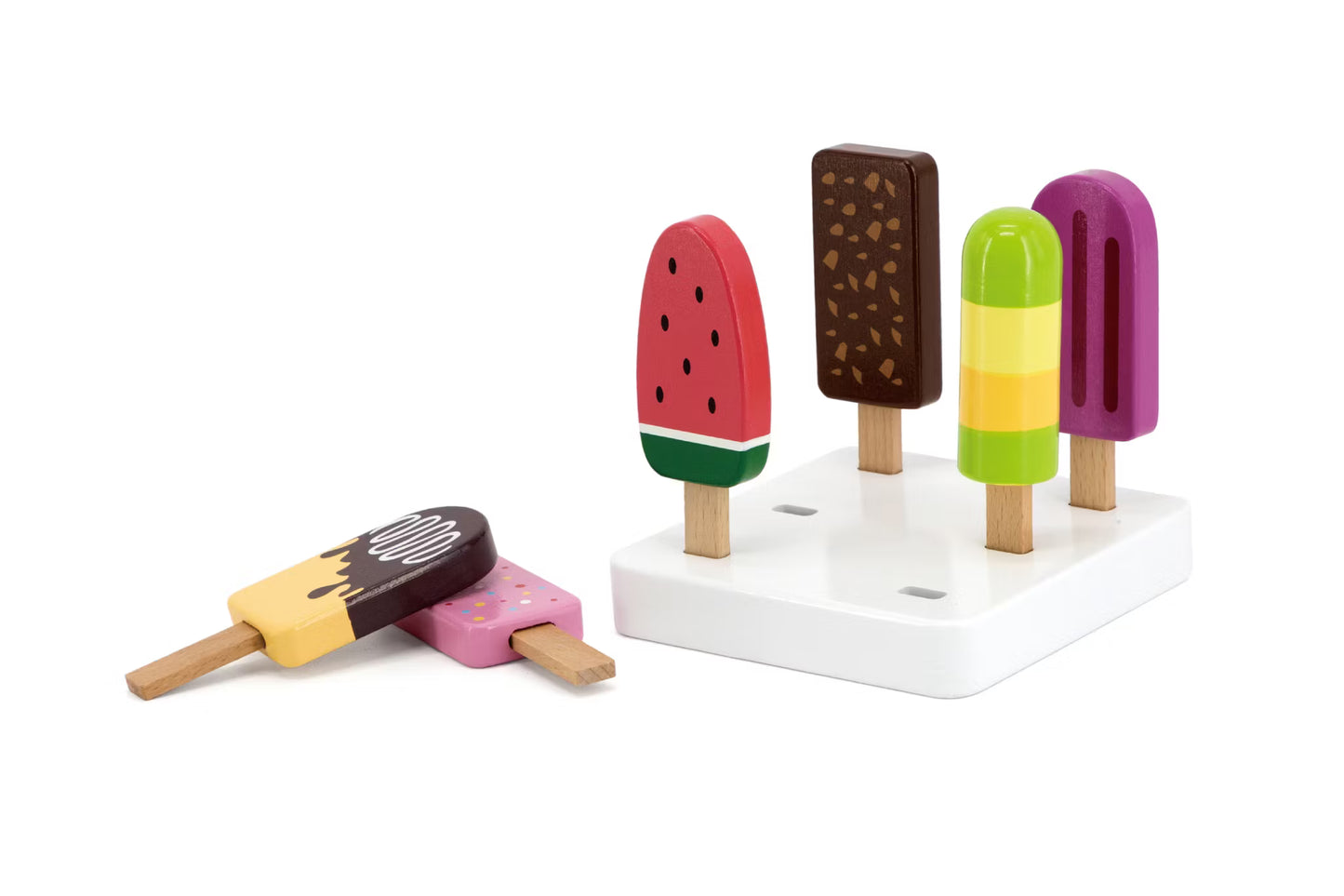 Glass-set i trä 6 delar - Bucklig Förpackning