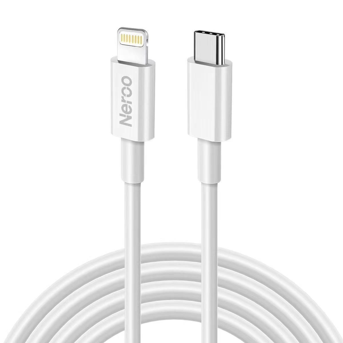 NEROO Fast Charging Cable – USB-C to Lightning 27W