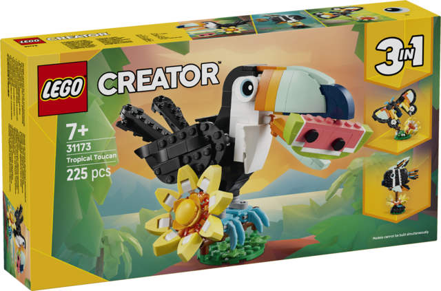 31173 Vilda djur: Tropisk tukan V29