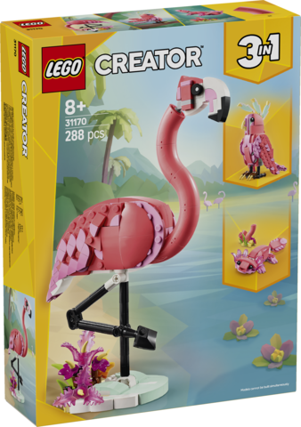 31170 Vilda djur: Rosa flamingo V29