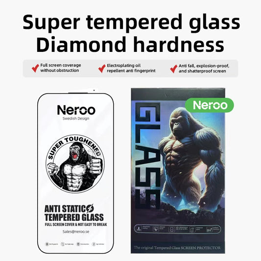 NEROO Tempered Glass Screen Protector – For All iPhone Models