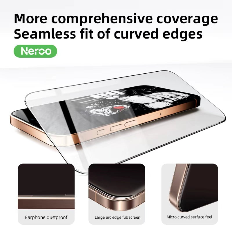 NEROO Tempered Glass Screen Protector – For All iPhone Models