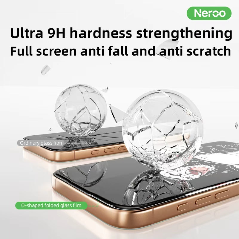 NEROO Tempered Glass Screen Protector – For All iPhone Models