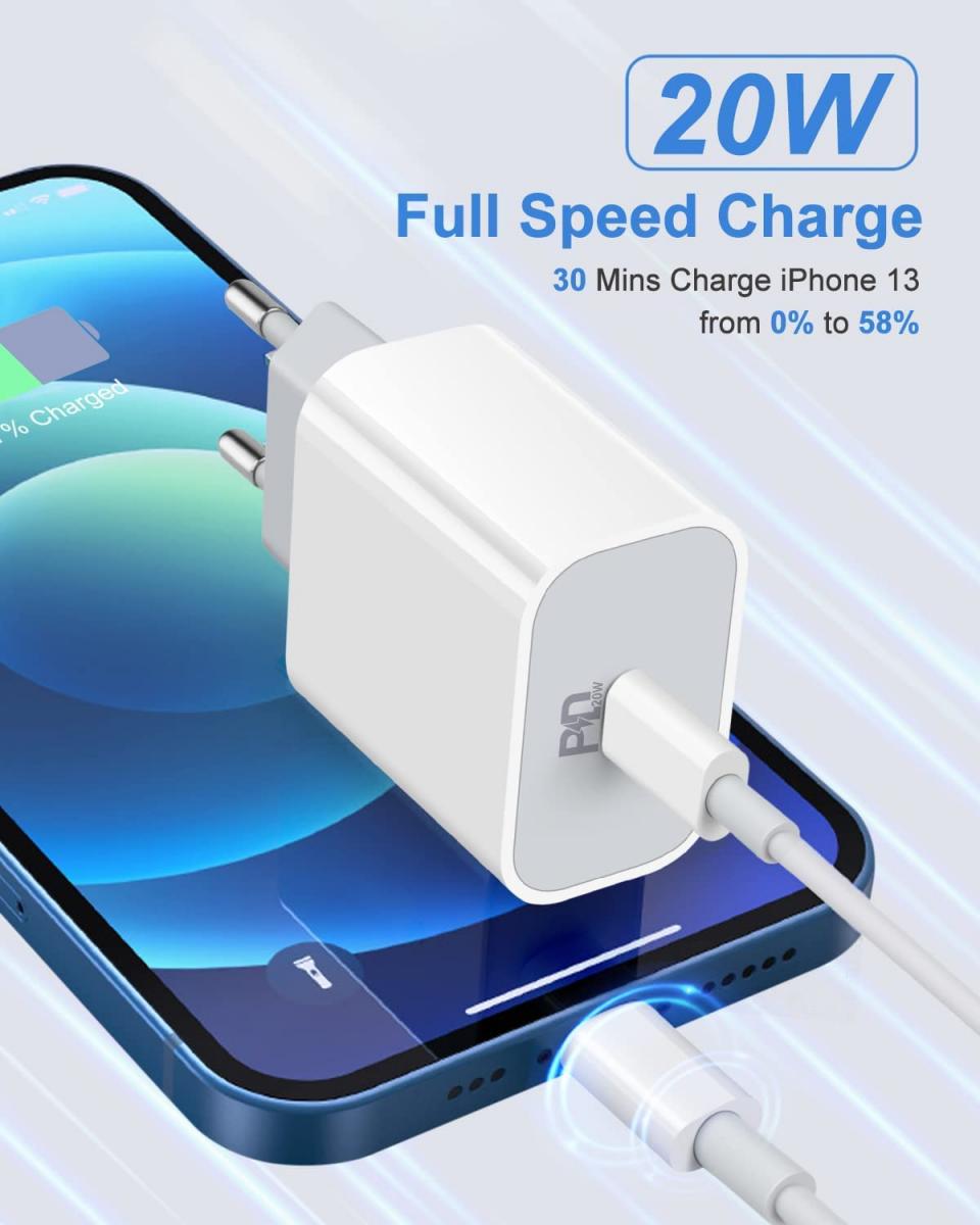 USB-C to Lightning iPhone Charger Cable – Fast Charging 1M